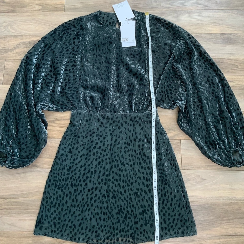 & OTHER STORIES Sheer Voluminous Sleeve Mini Dress - Picture 10 of 11